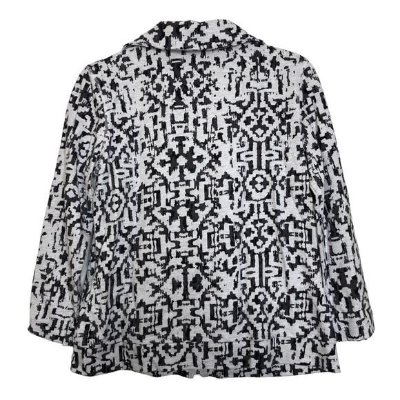 NEW - LAURA ASHLEY - Cotton Blend Gray & Black Full Zip Lightweight Jacket - MP - Picture 2 of 9